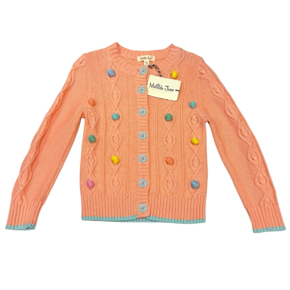 NWT Matilda Jane Dream Chasers- Lookin Peachy Cardigan (Sz4)
